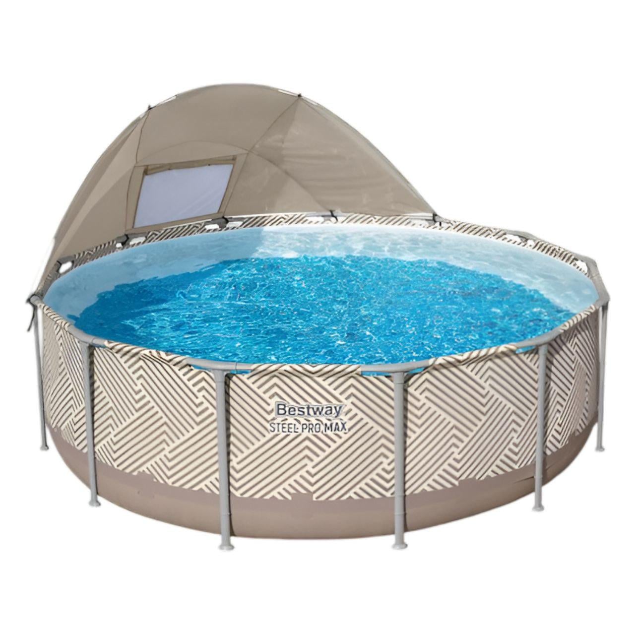 Басейн каркасний з накриттям Bestway 561FY з насосом і аксесуарами 396×107 см (34502833)