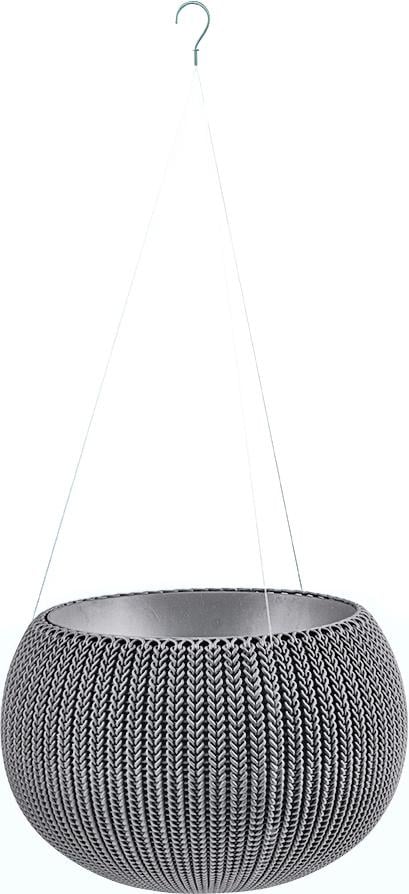 Горшок подвесной Keter Cozies с цепочкой 3,2 л S Коричневый (7290106932395)