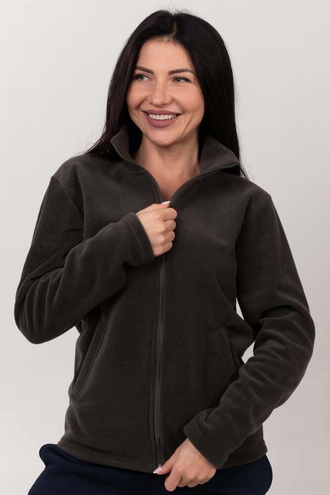 Кофта жіноча флісова 9158 M Хакі  (30567689)