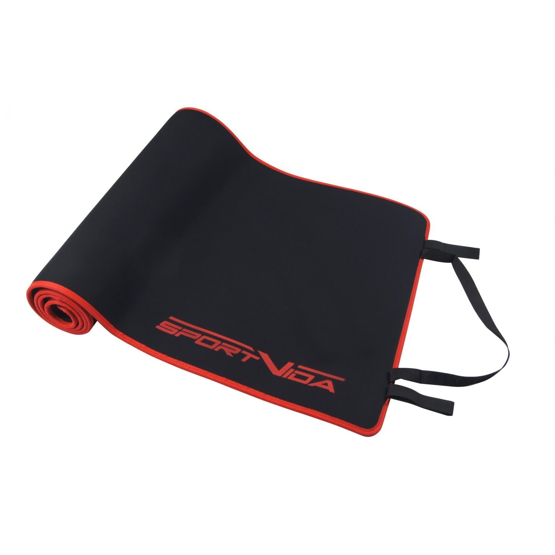 Килимок спортивний SportVida Neopren 6 мм Black (22920)