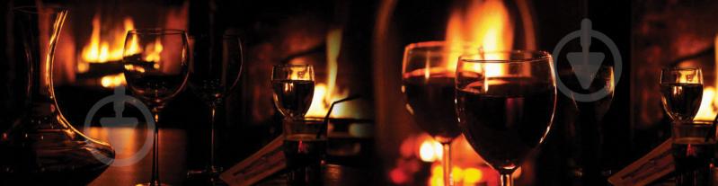 Наклейки кухонный фартук Zatarga Бокалы 600х2500 мм Черный (Z180150) Наклейки кухонный фартук Zatarga Бокалы 600х2500 мм Черный (Z180150)