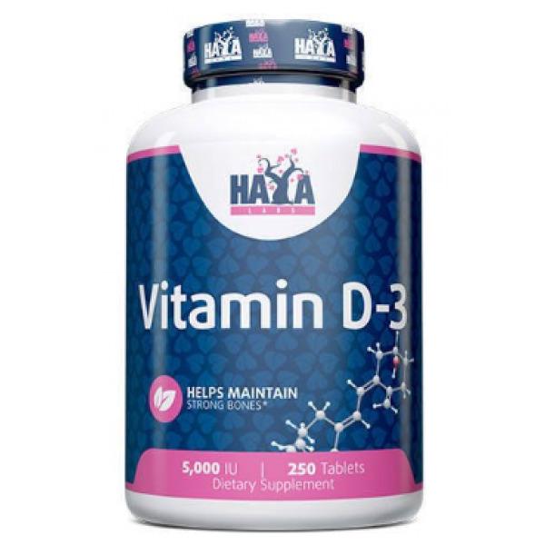 Витамин D3 Haya Labs Vitamin D3 5000 IU 250 softgels