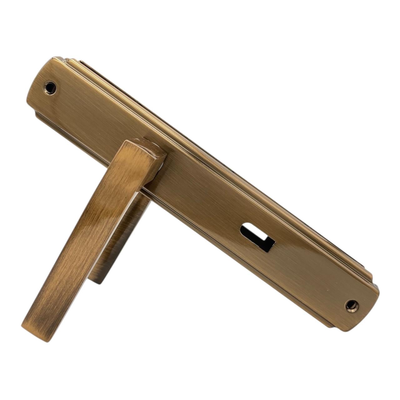 Ручки алюминиевые на планке под ключ Ozcanlar Kayra Mat/Oksit 72 мм (320068)