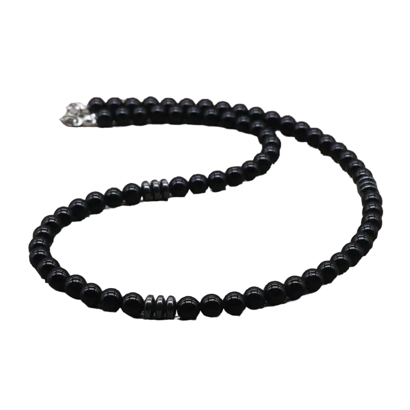 Намисто з агату з дисками р. 70 (17925527)