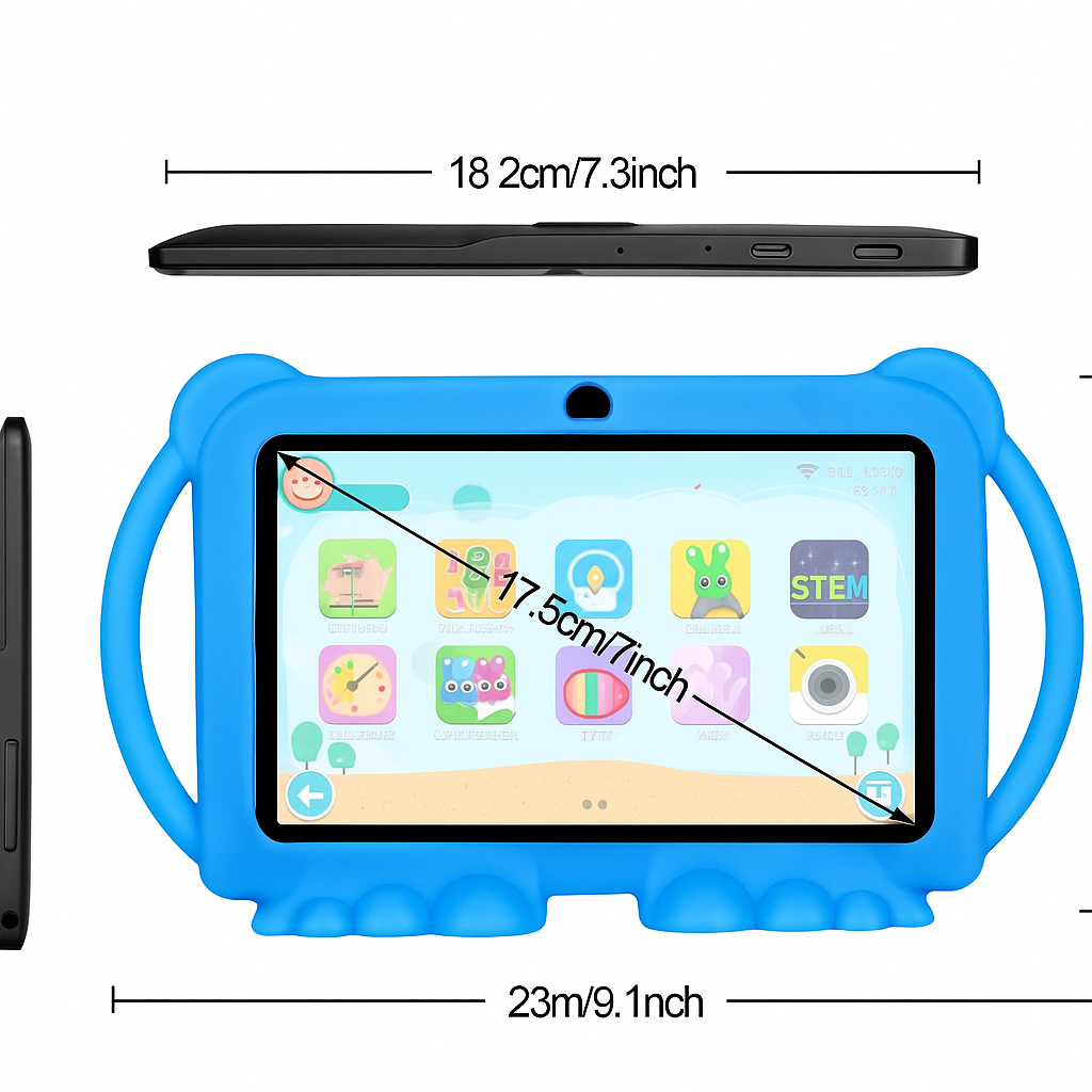 Плашет дитячий Android 11 з Wi-Fi та батьківським контролем 7" - фото 4 Плашет дитячий Android 11 з Wi-Fi та батьківським контролем 7" - фото 4