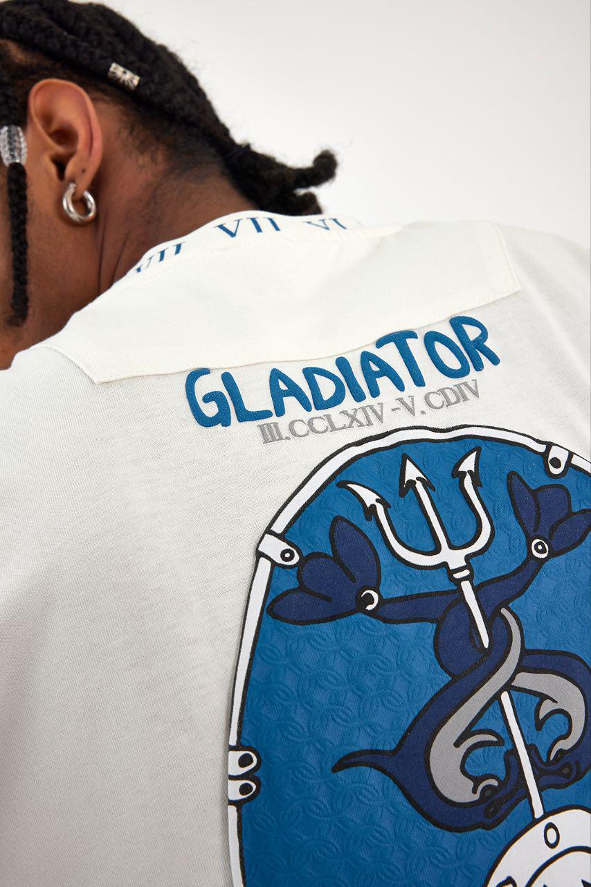 Футболка oversize Gladiator L Белый (0081) - фото 3 Футболка oversize Gladiator L Белый (0081) - фото 3