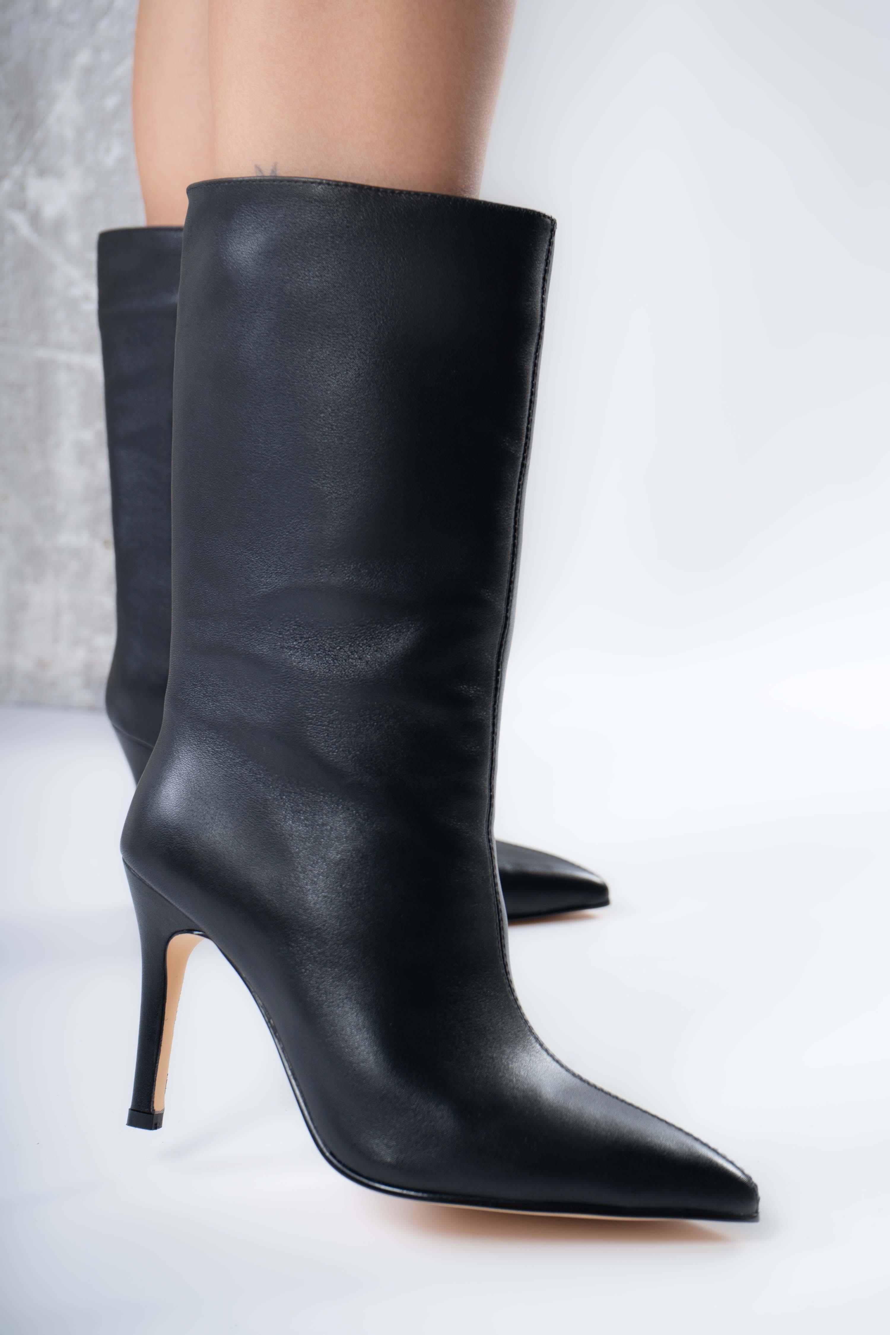 Ботинки женские Where Uweare 346779 натуральная кожа р. 35 Черный (346779_35)