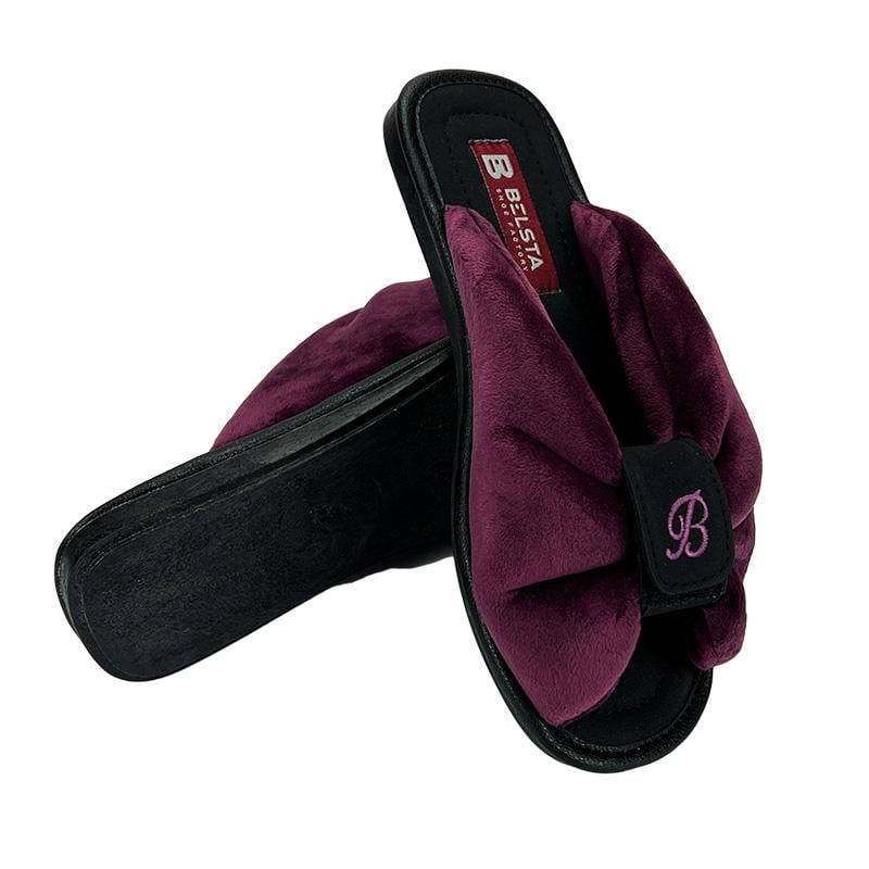 Тапочки домашние женские БЕЛСТА 2718 p. 36 23 см Вишневый