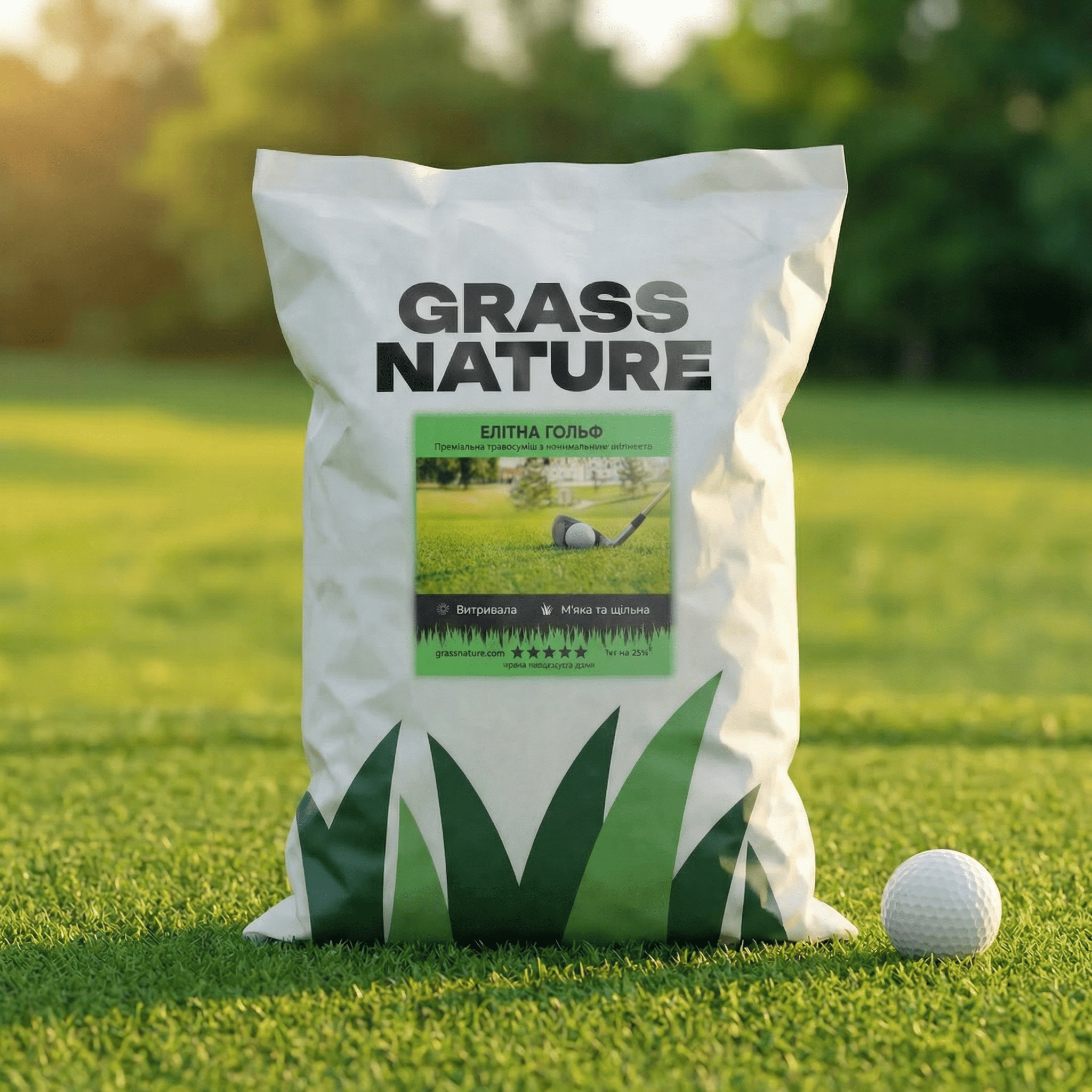 Насіння газонної трави GrassNature Гольф Елітна 1 кг (24463211)