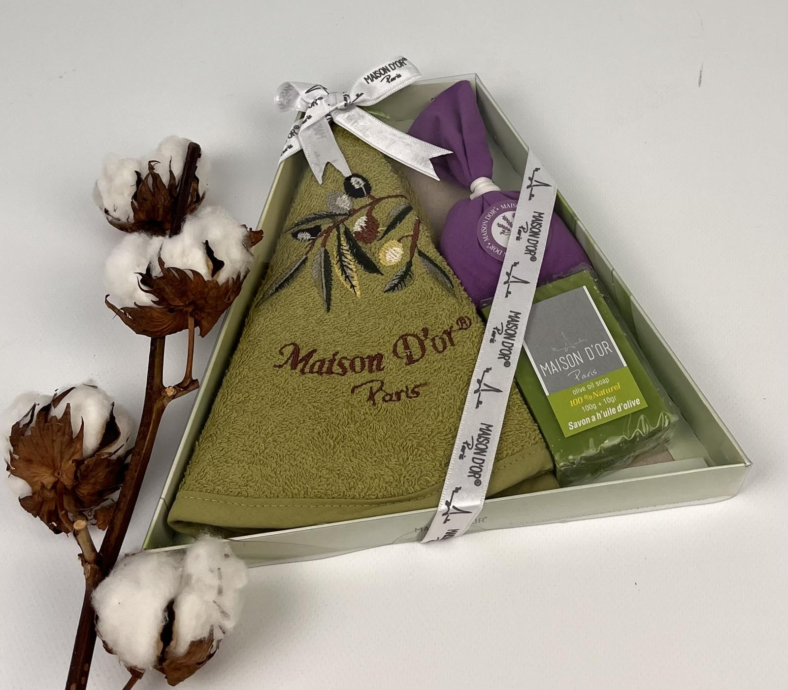 Кухонний рушник з милом Maison D'or Olive Green (CN27834)