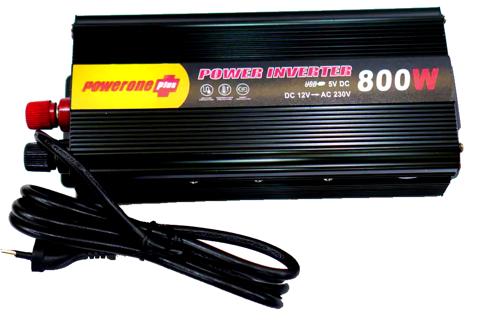 Инвертор автомобильный PowerOne 12-220V 800W с зарядкой аккумулятора (22494789) - фото 4 Инвертор автомобильный PowerOne 12-220V 800W с зарядкой аккумулятора (22494789) - фото 4