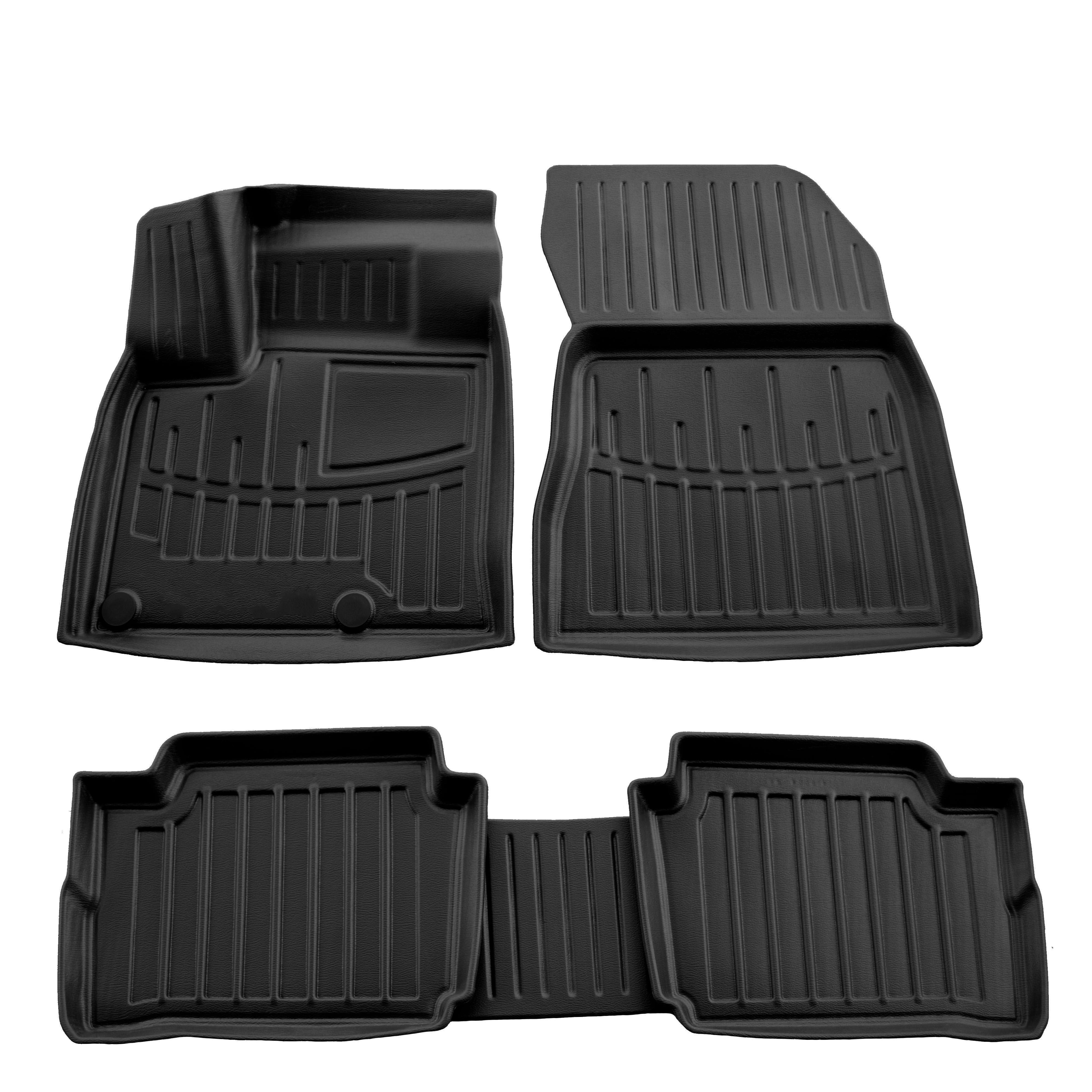 Коврики Stingray 3D для Nissan Qashqai 2021- рр. полиуретан 5 шт. Черный (158343)