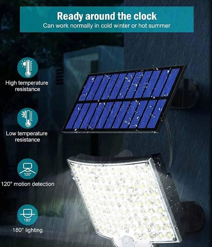 Светильник на солнечной батарее Solar wall lamp BL-104-SMD с датчиком движения - фото 7