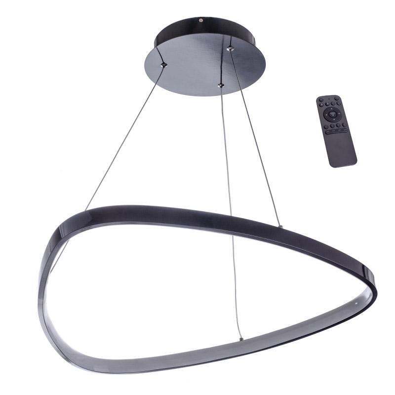 Люстра подвесная Brille BL-571C/40 W dim BK LED с пультом