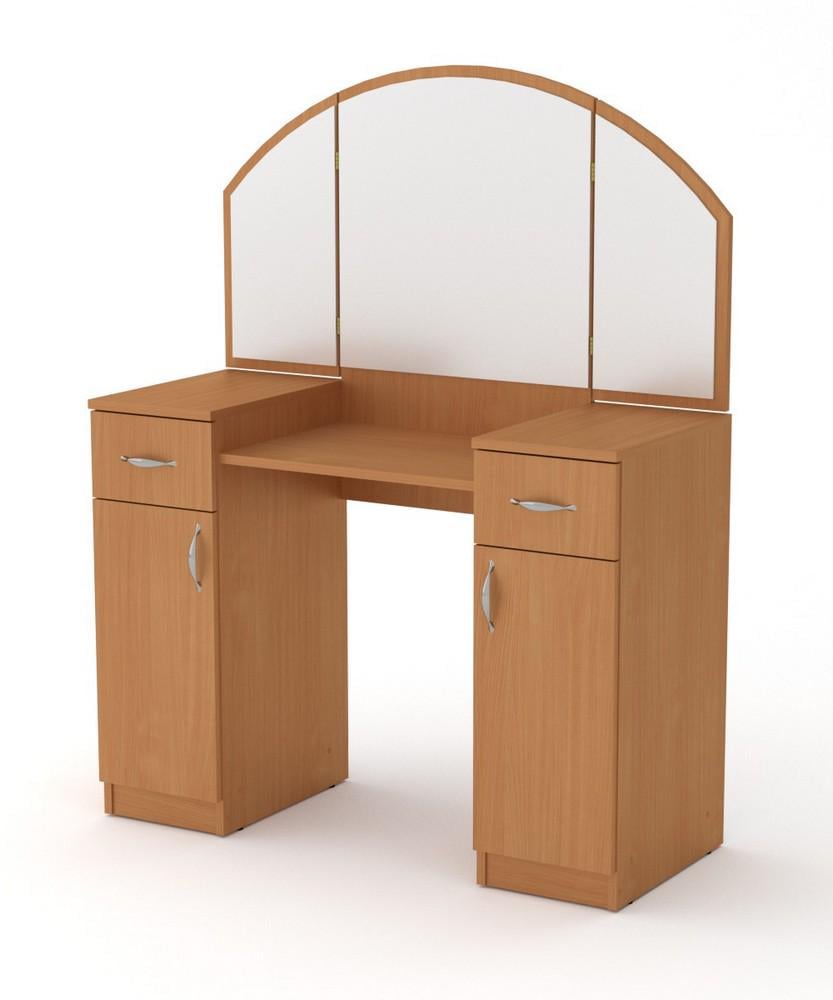 Туалетний столик Компаніт Трюмо-4 Бук (113792) - фото 1