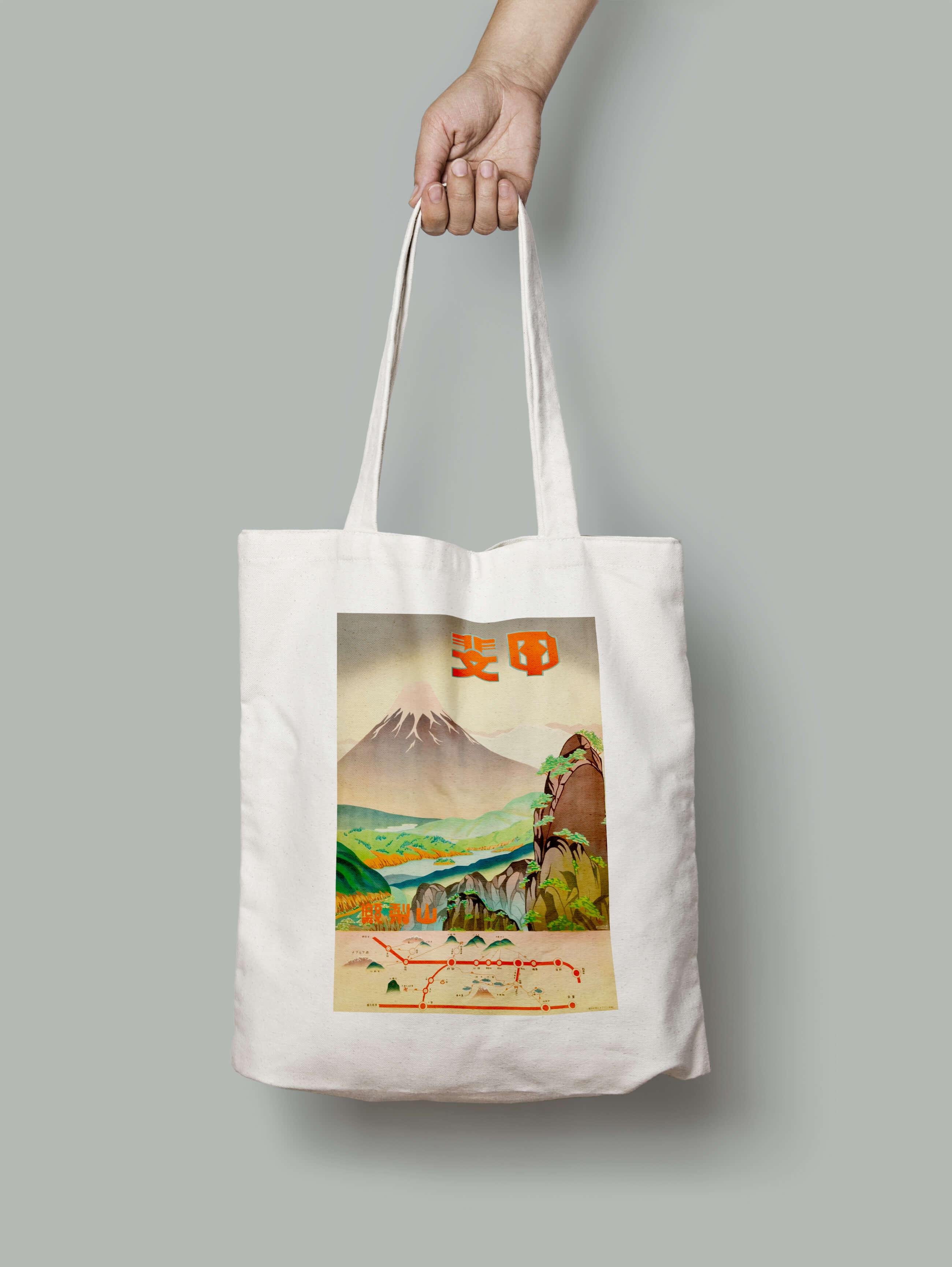 Эко-сумка Японский вулкан шопер (japan_1930s_4_Bag)