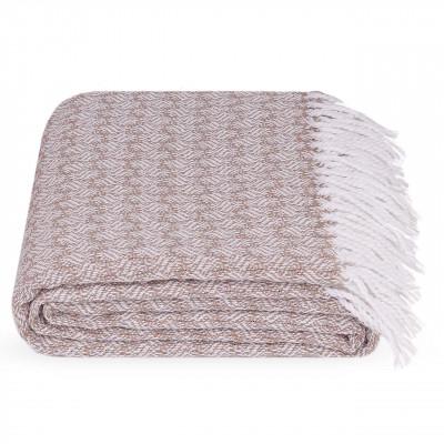 Плед Азалия 140х200 см Бежевый - фото 1 Плед Азалия 140х200 см Бежевый - фото 1