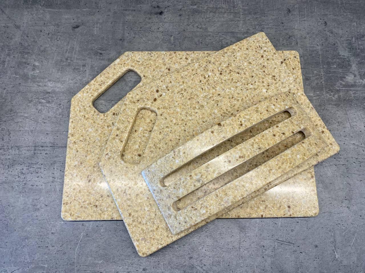 Набор кухонных досок Rattan из искусственного акрилового камня 2 шт. (23854521) - фото 2 Набор кухонных досок Rattan из искусственного акрилового камня 2 шт. (23854521) - фото 2