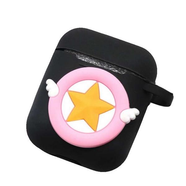 Чехол для наушников Alitek AirPods Black Pink star/Black box
