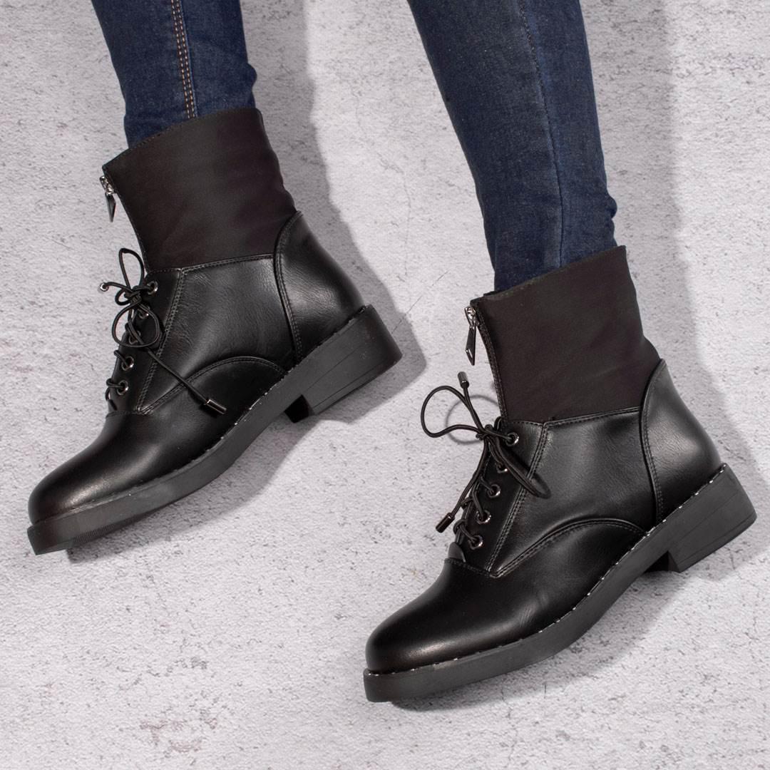 Ботинки женские на шнуровке 325889 р. 36 23 см