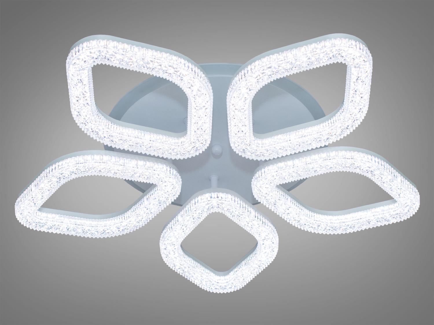 Люстра светодиодная потолочная с пультом/димером 80 Вт (4545) - фото 2 Люстра светодиодная потолочная с пультом/димером 80 Вт (4545) - фото 2