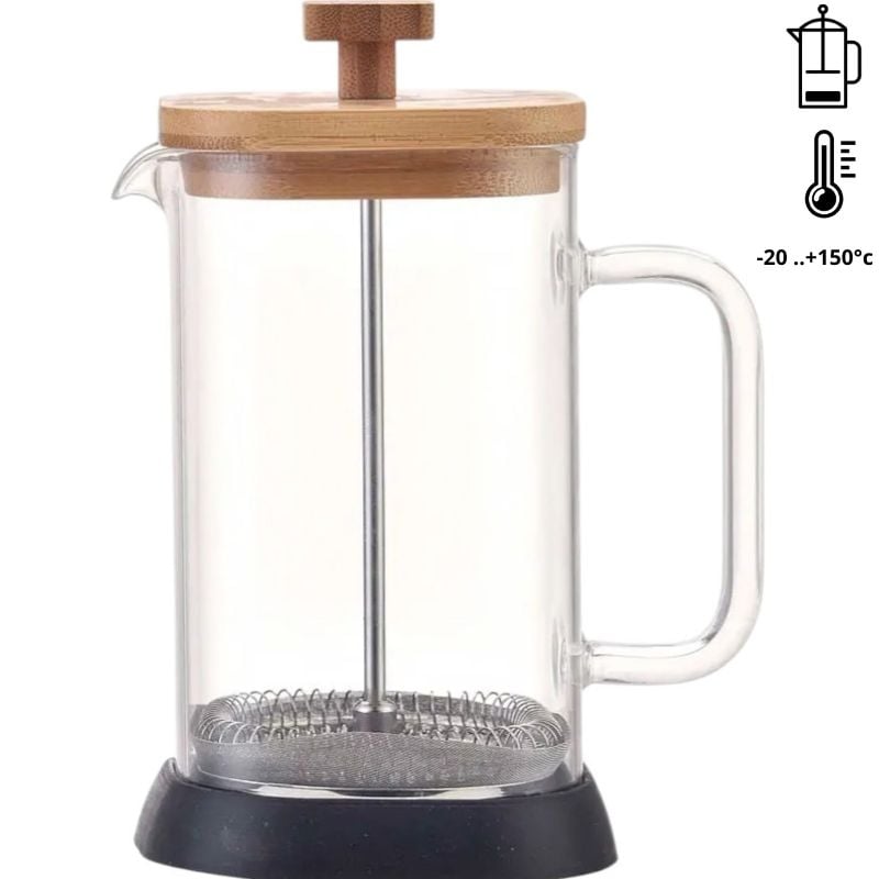 Заварник Con Brio CB-6660W френч-прес 600 мл (26202666) - фото 4 Заварник Con Brio CB-6660W френч-прес 600 мл (26202666) - фото 4