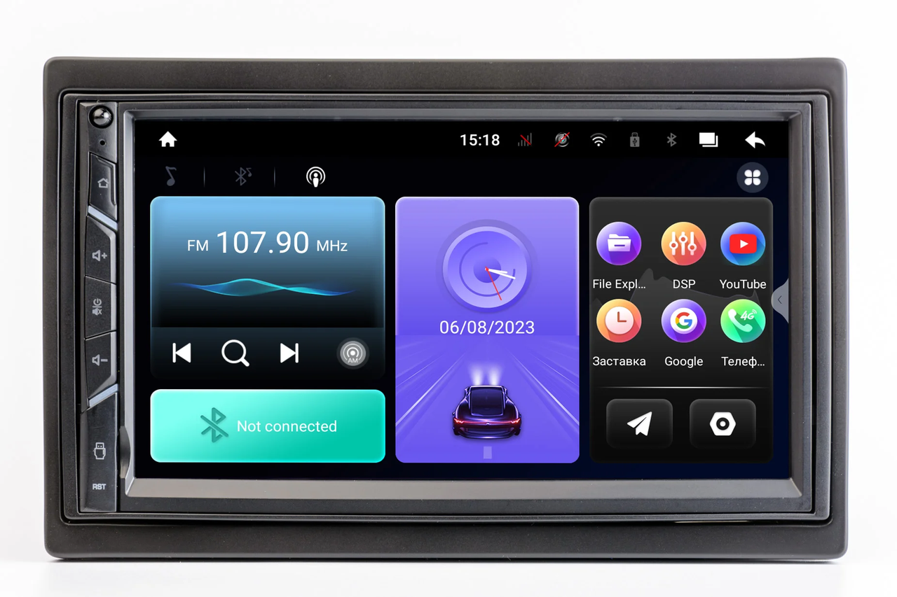 Автомагнитола Phantom 2DIN DSP-процессор CarPlay/AndroidAuto DVA-7235 ANDROID 10 2/32Gb (4265) - фото 2