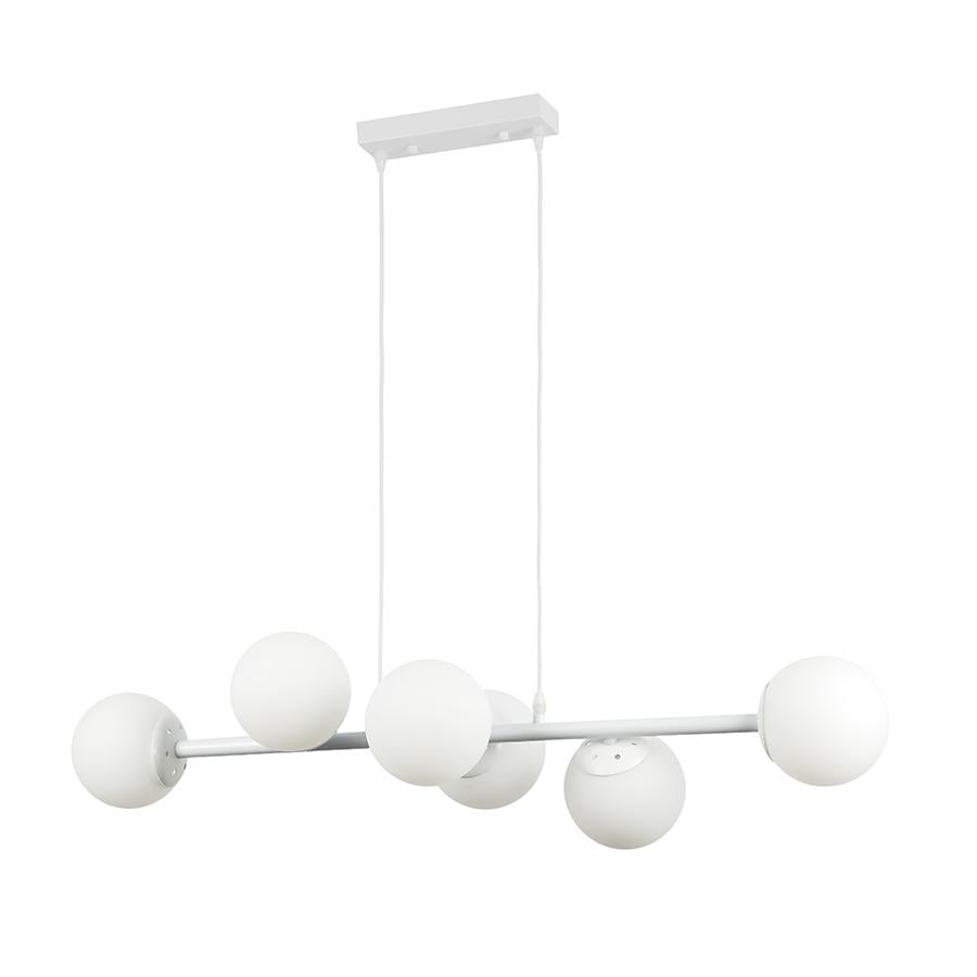 Люстра подвесная молекула Levistella 752101-6 1010 WH/WH Белый Люстра подвесная молекула Levistella 752101-6 1010 WH/WH Белый