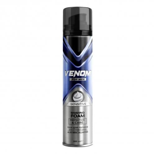 Піна для гоління VENOM for men Sensitive 300 мл (127043)