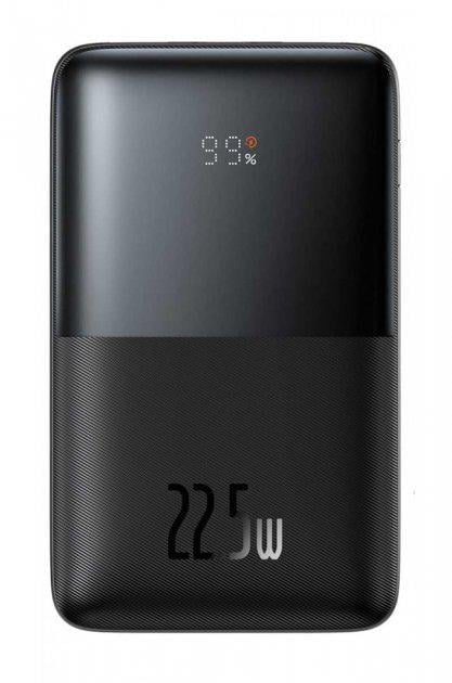 Павербанк BASEUS Pover Pro Digital Fast Charging 20000 mah 22,5 з кабелем USB to Tupe-C ZA Black (PPBD030001)