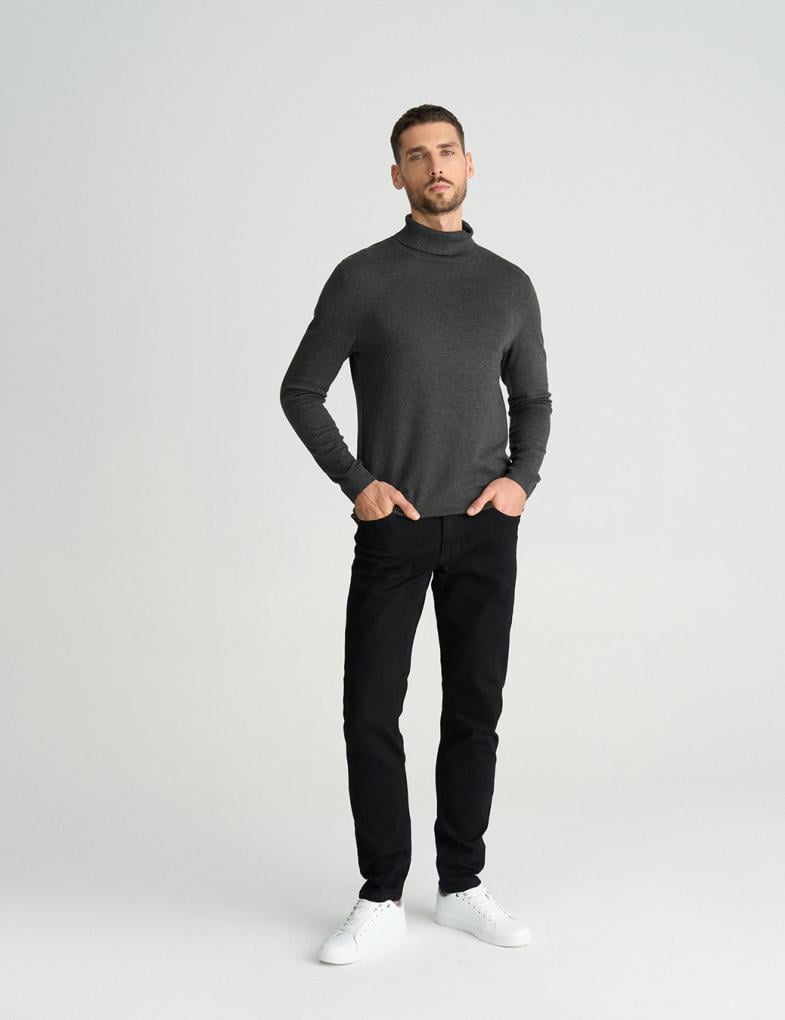 Светр чоловічий Diverse TOURDO XL Графітовий меланж (5905384067753) - фото 8 Светр чоловічий Diverse TOURDO XL Графітовий меланж (5905384067753) - фото 8