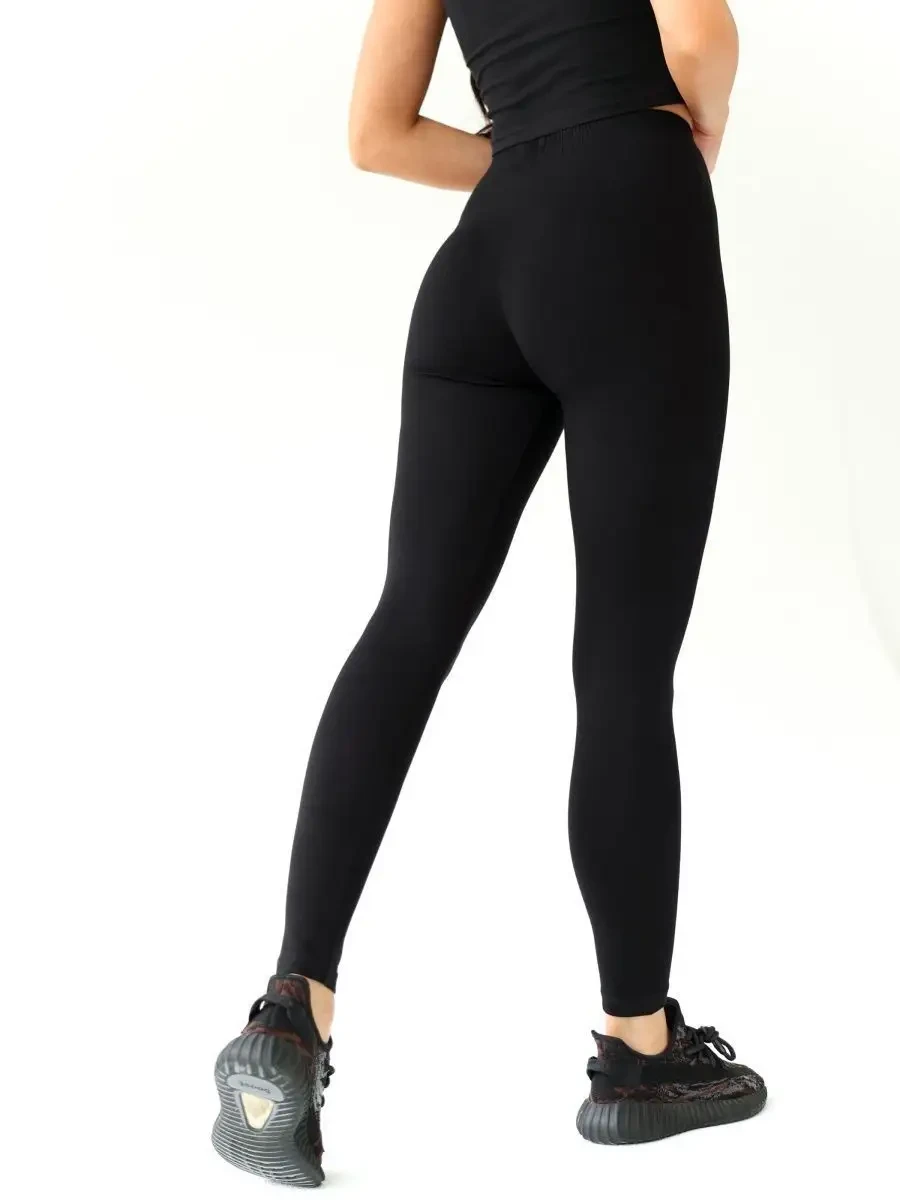 Термолосины женские хлопковые Турция 3XL Черный (2430975266) - фото 3