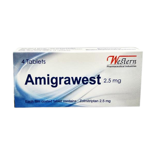 Таблетки Amigrawest проти головної болі та мігрені (8936052)
