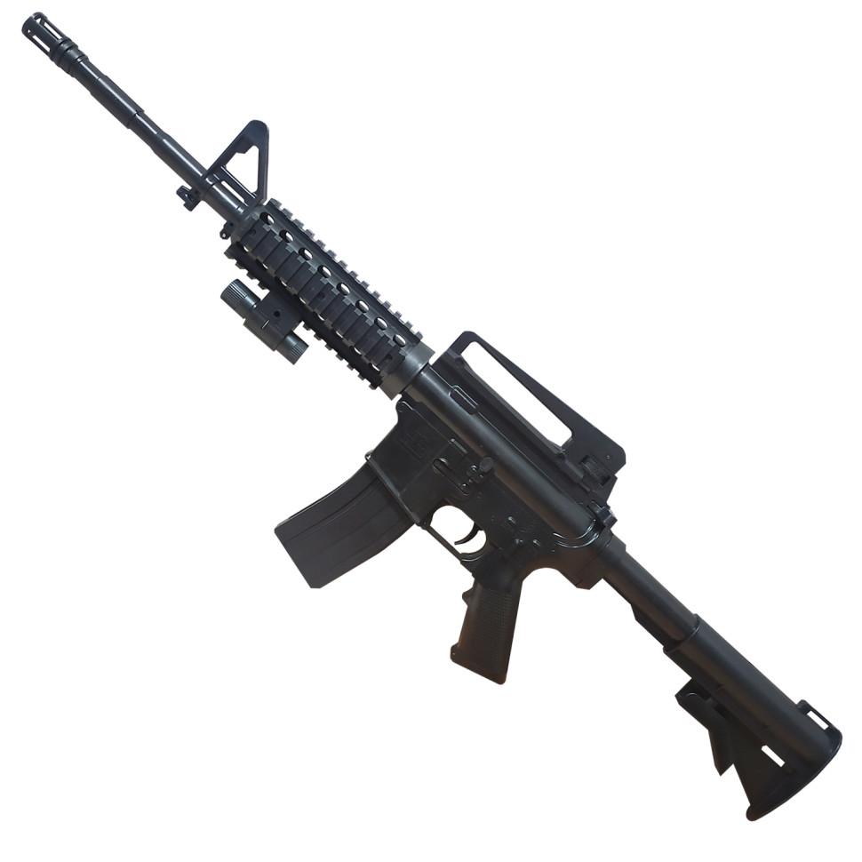 Пістолет дитячий Cyma на кульках 70x20x7 см Чорний (IW-181-W-163)