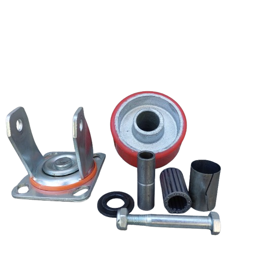 Колесо поворотное чугун с полиуретаном 100 мм (2579562735) - фото 6 Колесо поворотное чугун с полиуретаном 100 мм (2579562735) - фото 6