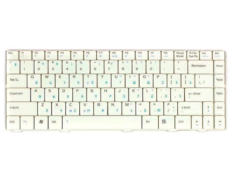 Клавиатура для ноутбука Asus F80/F80S/F80CR/F80Q/F80L White