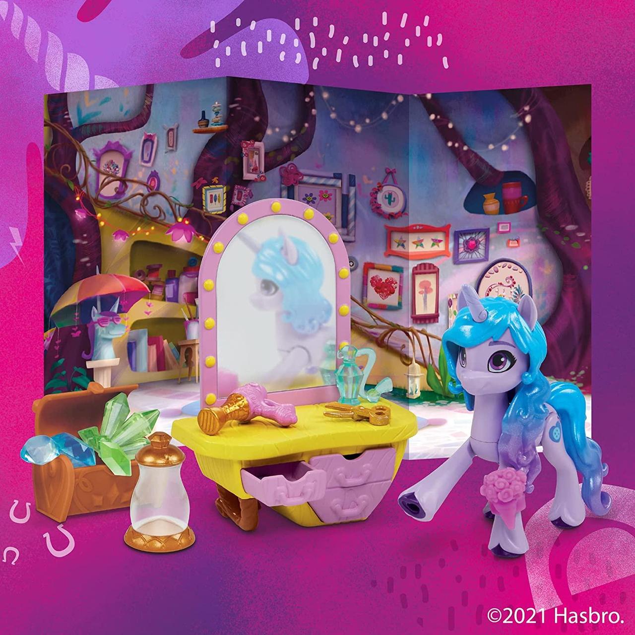 Ігровий набір My Little Pony Generation Movie Story Scenes Critter Creation Izzy Moonbow (15397473) - фото 6