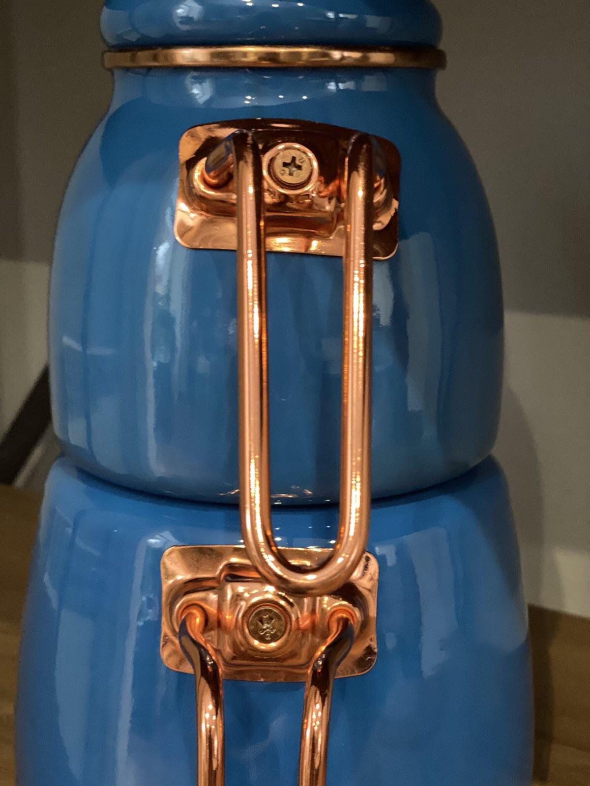 Чайник двойной Paçi-Elite Class 2,0/1,0 эмалированный Бирюзовый - фото 4 Чайник двойной Paçi-Elite Class 2,0/1,0 эмалированный Бирюзовый - фото 4