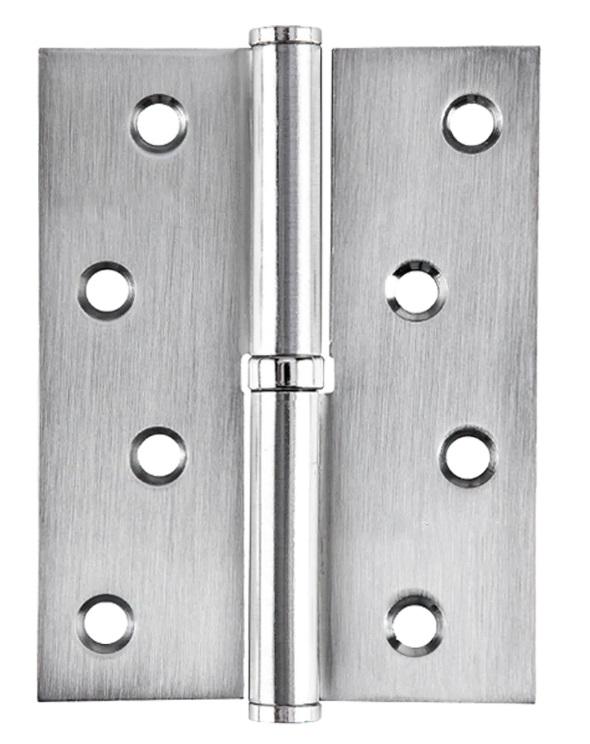 Петля для дверей врізна роз'ємна Paladii ліва 1ВВ SC 100х75х2,5 мм 2 шт. Хром матовий (ПП119)