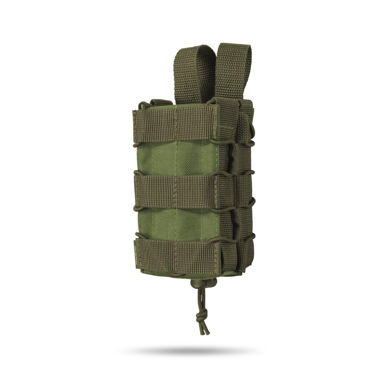 Подсумок под магазин АК/АR Ukrarmor Cordura 500D MOLLE 13х6х7 см Олива (400021) - фото 1