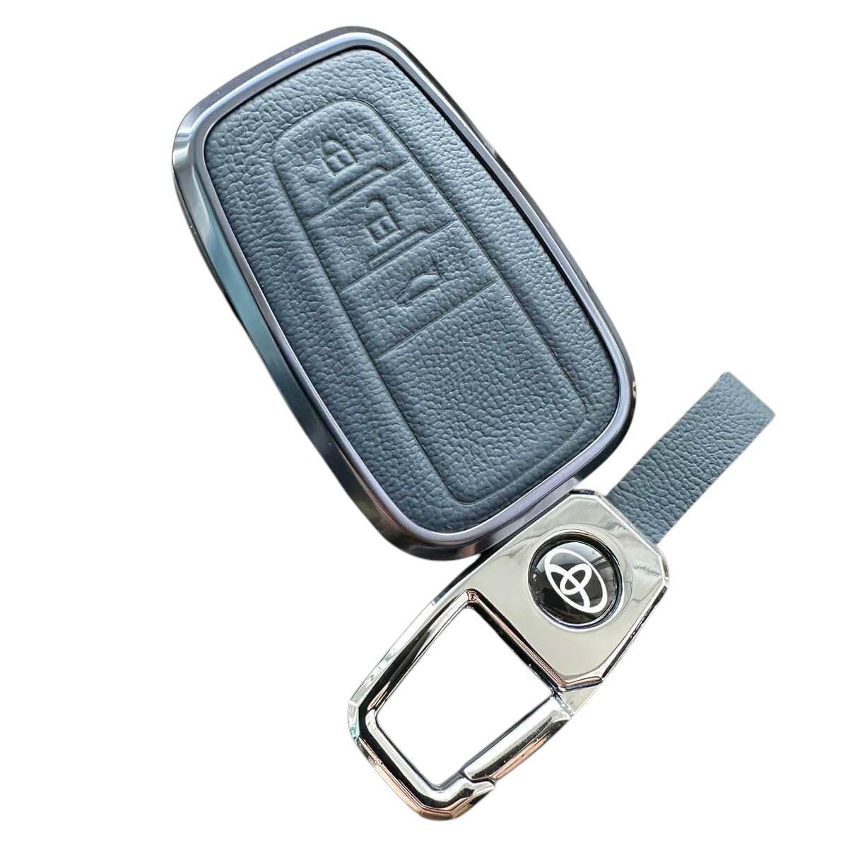 Чехол для ключа алюминиевый Toyota (to4albl3b)