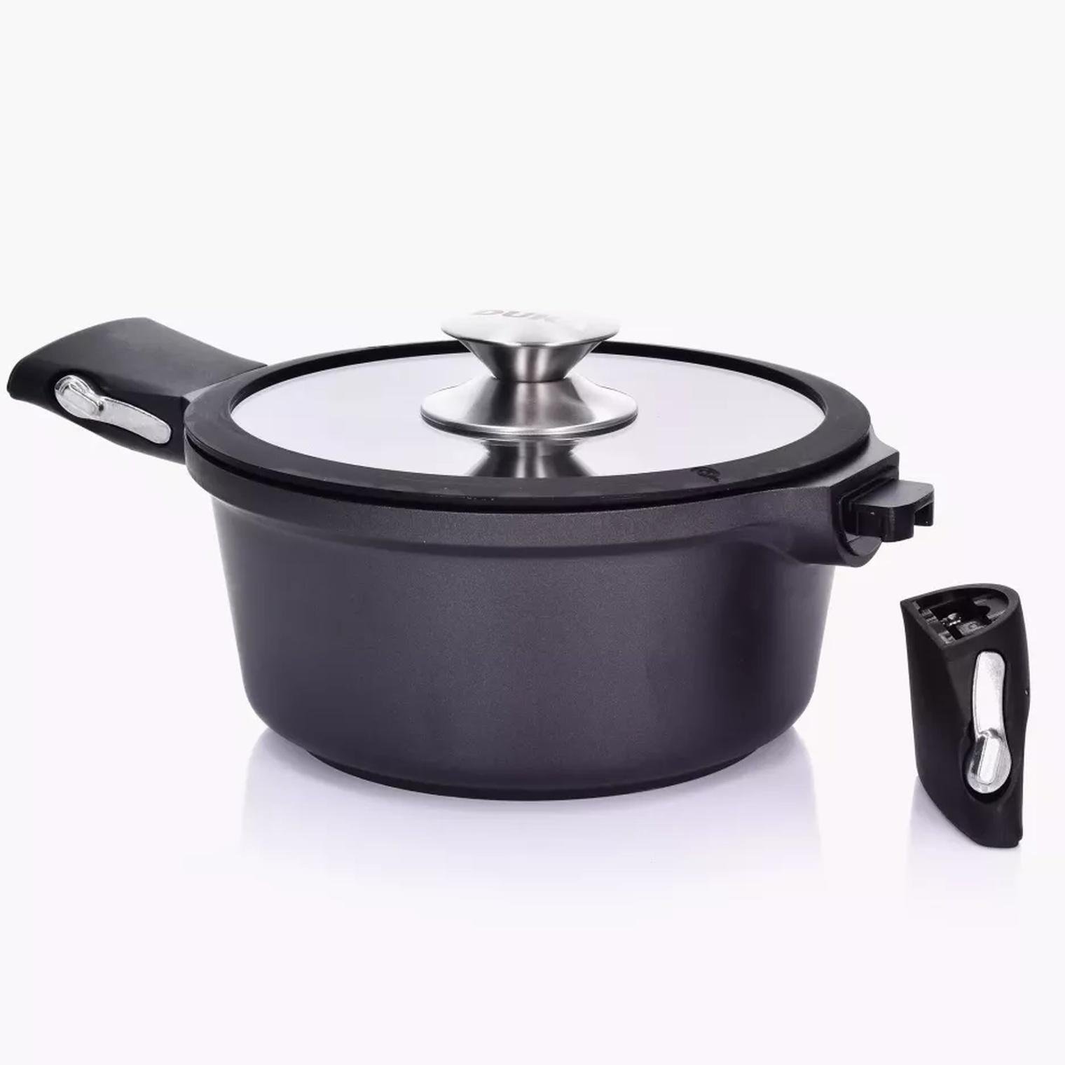 Кастрюля с крышкой DUKA FREI 2,4 л Черный (1216040)