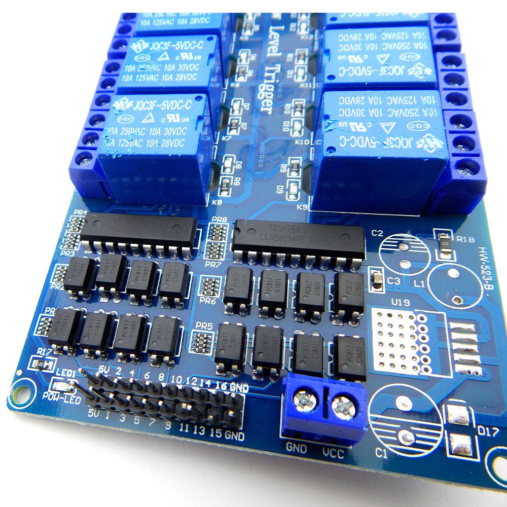 Реле 16-ти канальний управління 5V для Arduino - фото 4