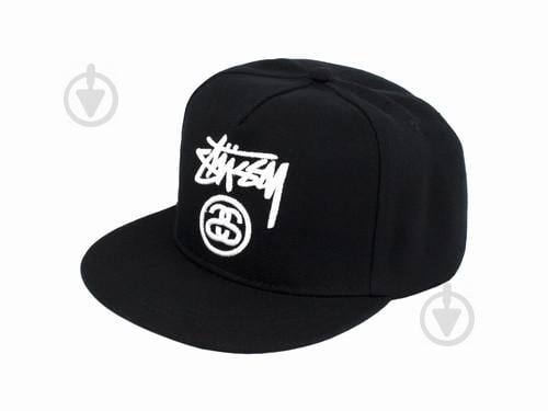 Бейсболка peaked cap STUSSY One sizе Черный (23227)