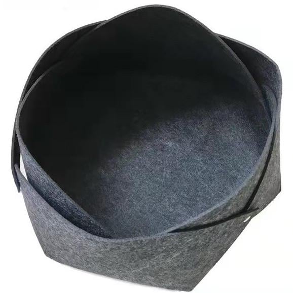 Будиночок-лежанка для тварин RIAS PTL-LG Пелюстка 48х42х23 см Dark Grey (3_07242)