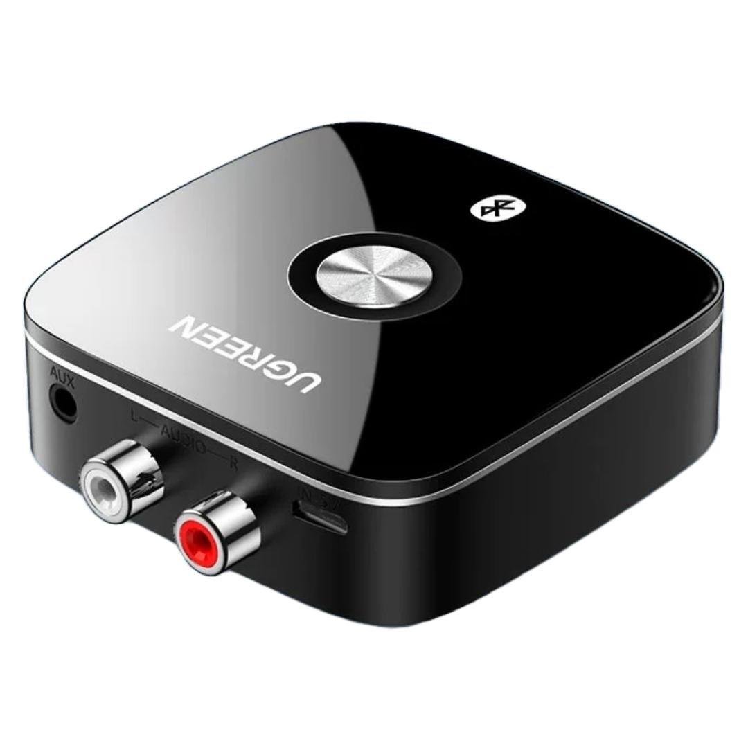 Bluetooth-ресивер аудіо UGREEN CM106 3,5 мм/2хRCA aptX HD Чорний (40759)