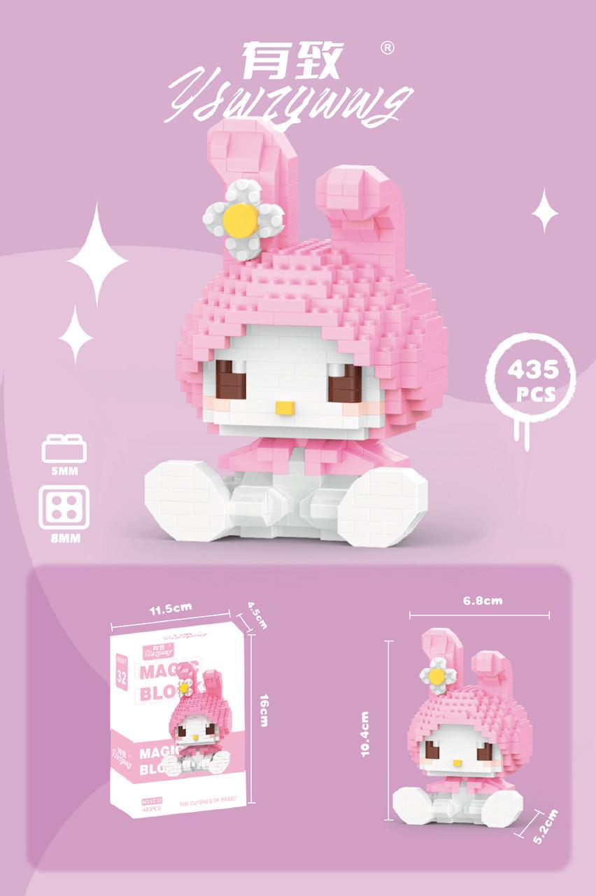 Конструктор-фигурка BRICKS Май Мелоди My Melody Hello Kitty (19270802) - фото 2