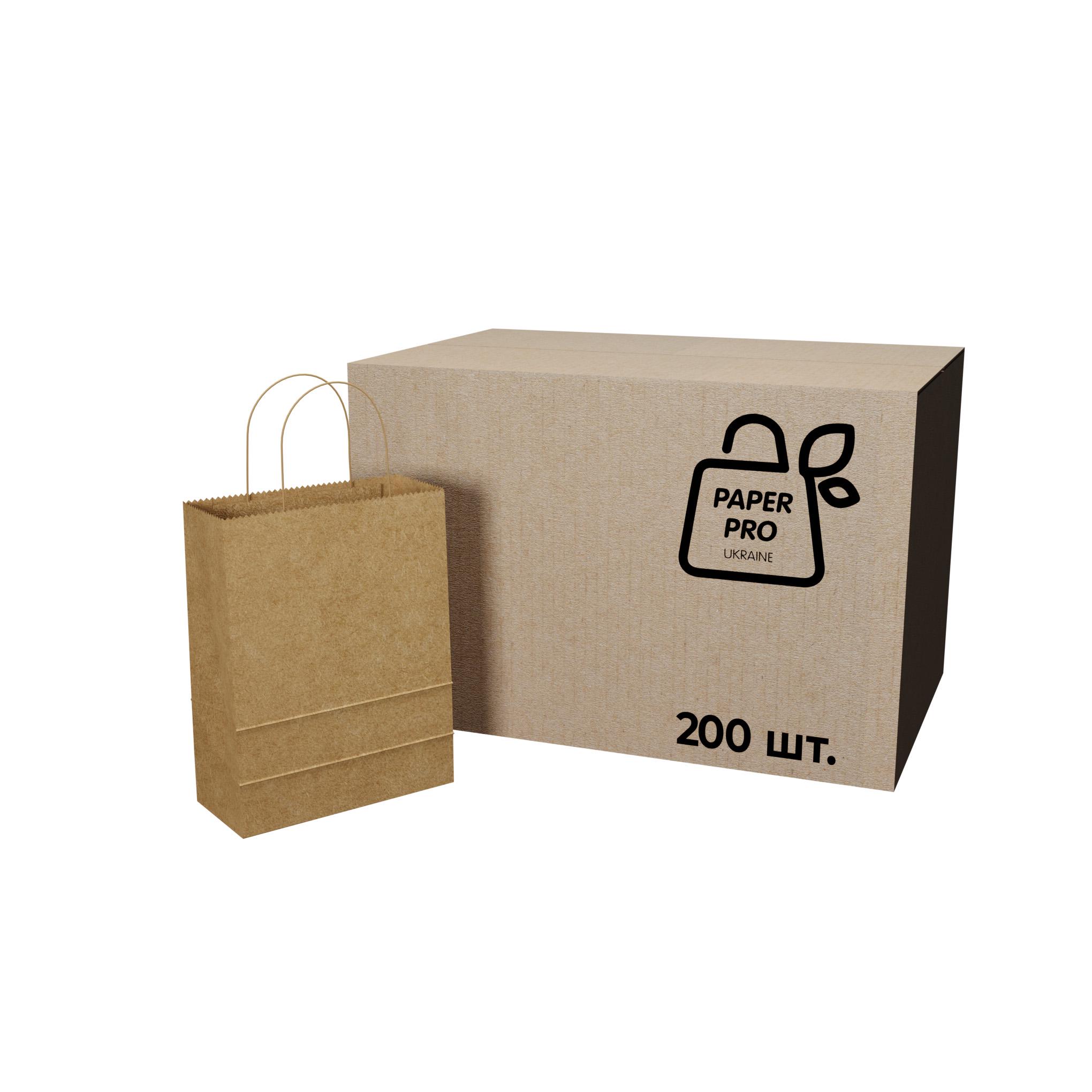 Пакет бумажный 315х240х110 мм 100 г/м2 200 шт. Бурый крафт (431524011001) - фото 4 Пакет бумажный 315х240х110 мм 100 г/м2 200 шт. Бурый крафт (431524011001) - фото 4