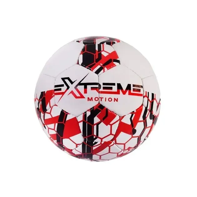 Футбольный мяч Extreme Motion Microfiber из ПВХ 21 см Красно-черный (150-98-FP2108.3)