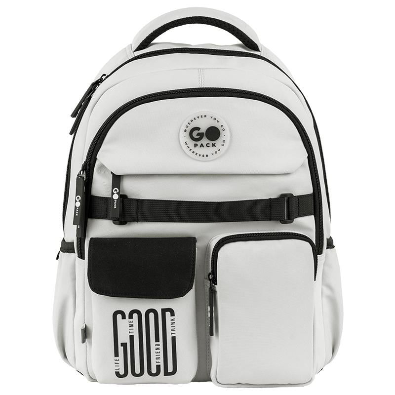 Рюкзак школьный с уплотненной спинкой GoPack Education GO26-183M-2 с карандашами Kite 18 шт. (000996027)